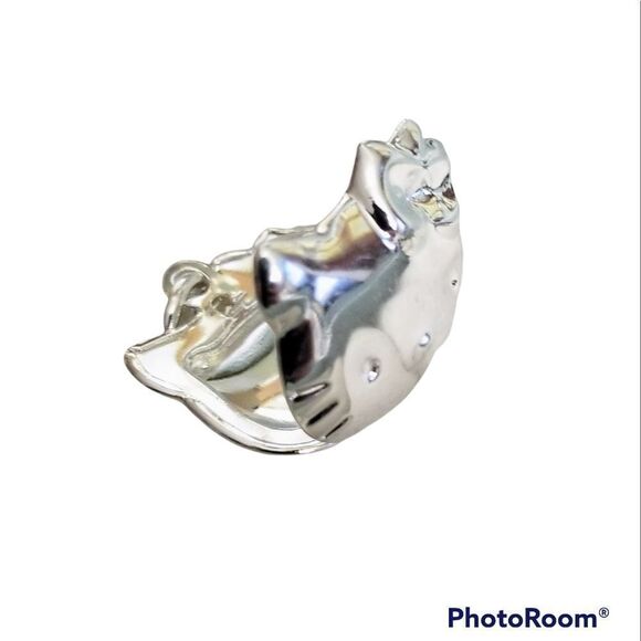 Hello Kitty Locket Pendant Sterling Silver Necklace BRAND NEW - Picture 7 of 9